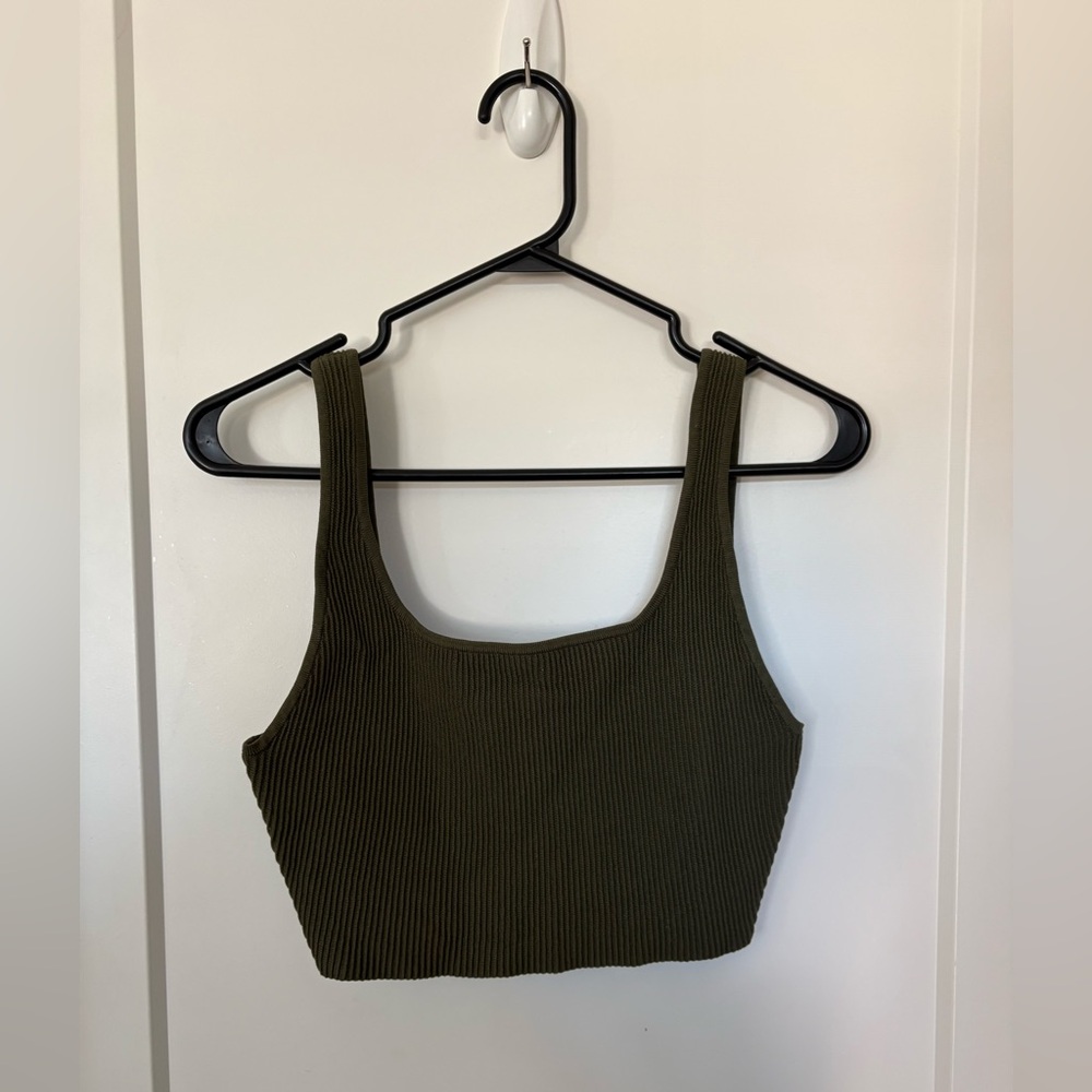 BABATON // sculpt knit crop tank